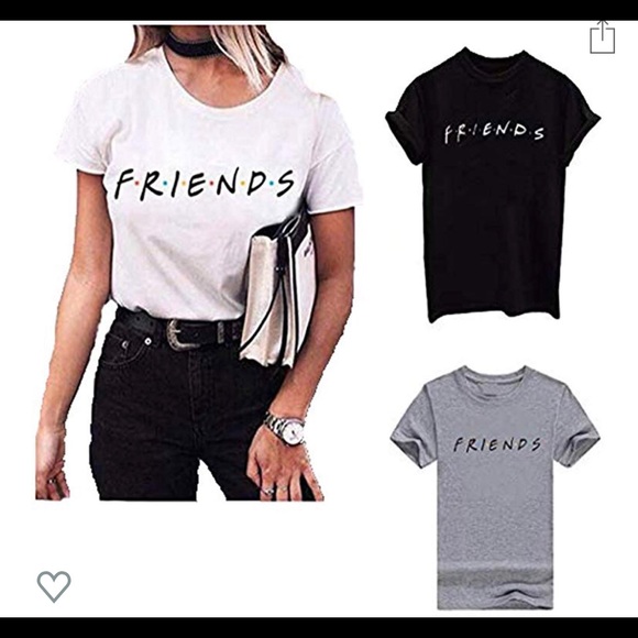 “Friends” Black T-Shirt - Picture 2 of 3